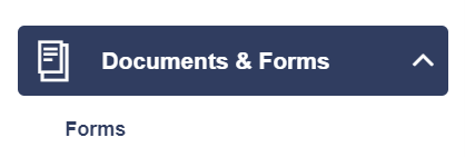 forms option under documents and forms 