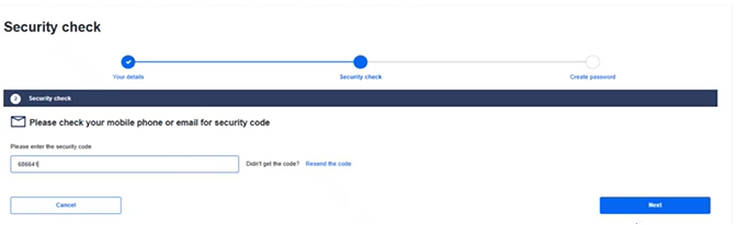 enter 6 digit security code PC screenshot