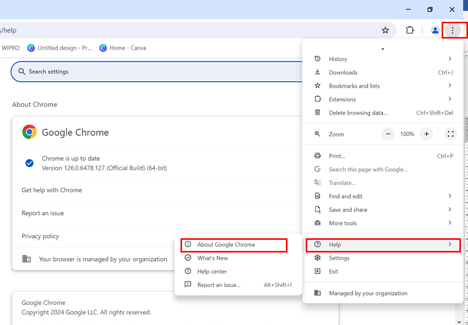 screenshot of the action