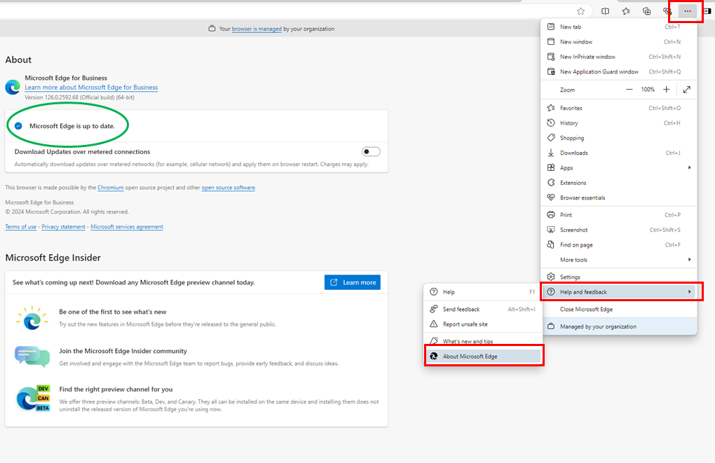 screenshot of the action
