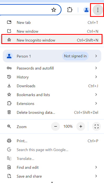 screenshot of the action